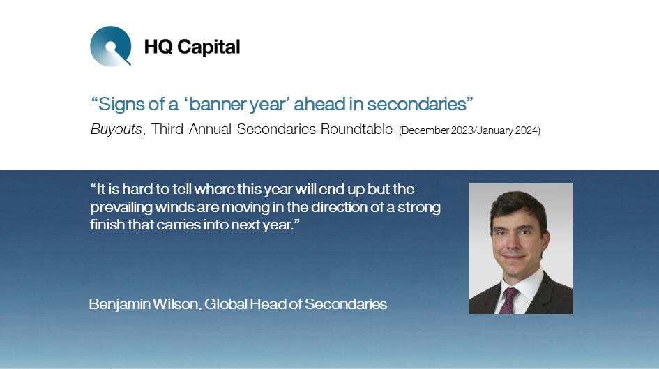 Buyouts Secondaries Roundtable